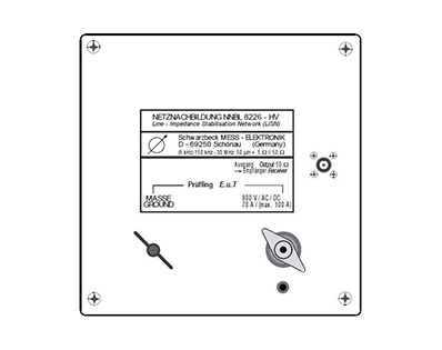 (9) 150 kHz - 100 MHz,70A  V型线性阻抗稳定网络LISN